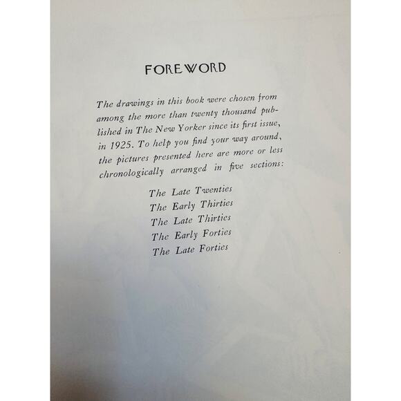 New Yorker Twenty-Fifth Anniversary Album, 1925-1950. Reprint of the 1951 Ed# - Picture 6 of 9